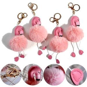 NWT Key Chain / Key Ring Finder 2 Available: Flamingo Pink Poof or Sequin